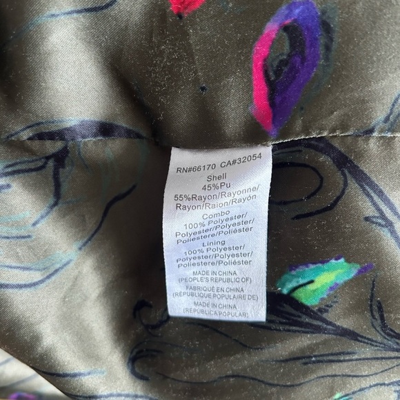 Hutch Liv Olive Faux Leather Coat - Picture 5 of 5